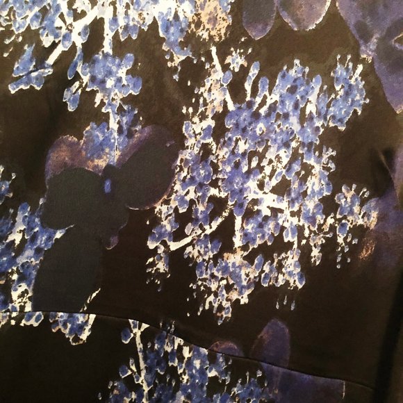 Banana Republic Blue Fit N Flare Dress 8 - Picture 11 of 11